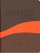 Imagen Biblia Letra Grande Manual - Color Cafe/Naranja